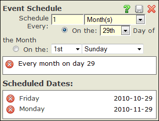 Repeat Monthly By Day